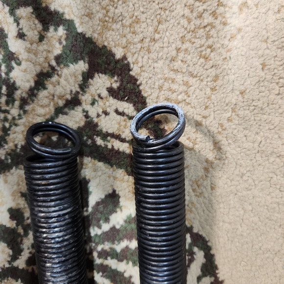 110lb. Heavy-Duty Garage Door Extension Springs (2-Pack) - White - Picture 4 of 5